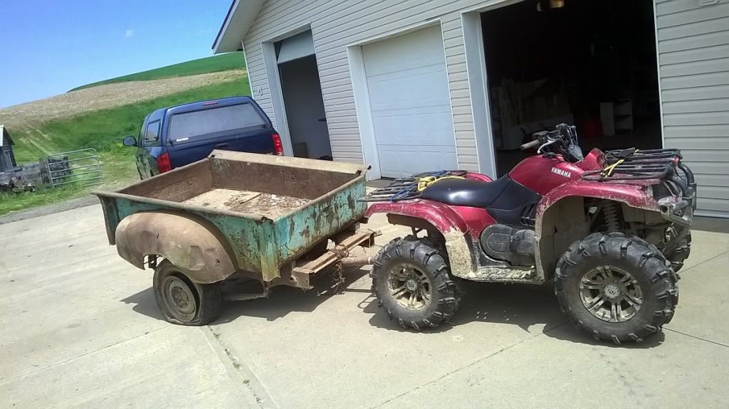 Fixing up a 40's 50's Era Chevy Pickup Bed Trailer Modern Survivalists