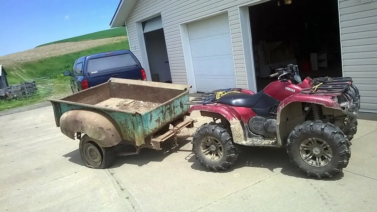 Fixing up a 40's - 50's Era Chevy Pickup Bed Trailer 3 Chevy 40's Era Trailer