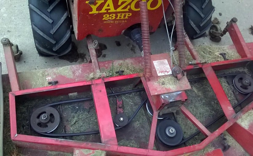 Yazoo mower belt tensioner.