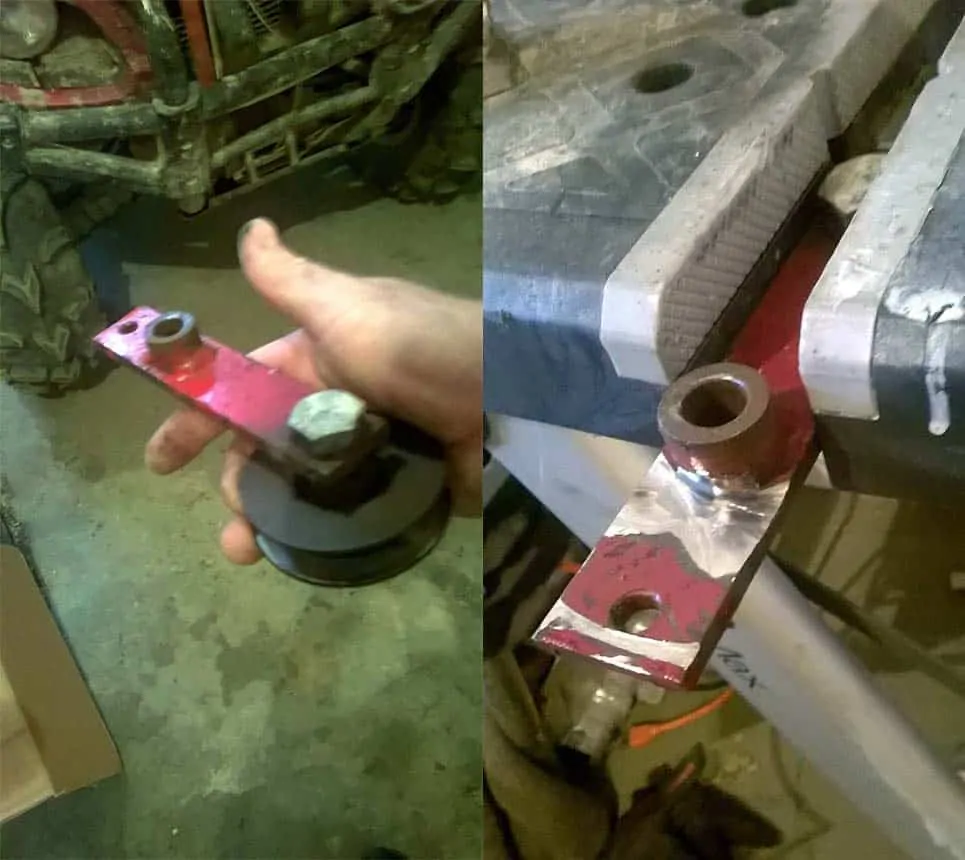 Yazoo mower belt tensioner.