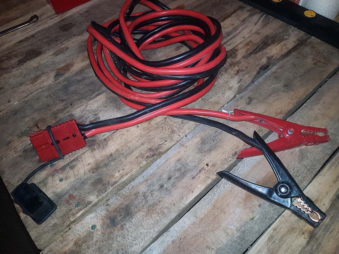 Quick connect jumper cables