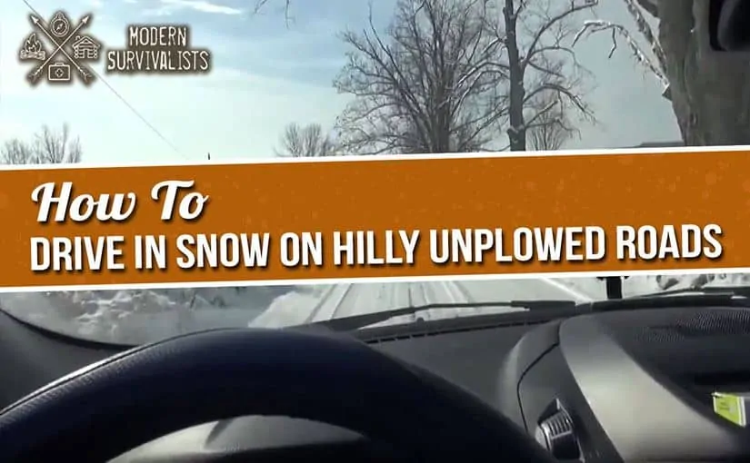 Driving in Snow On Hilly Roads 1