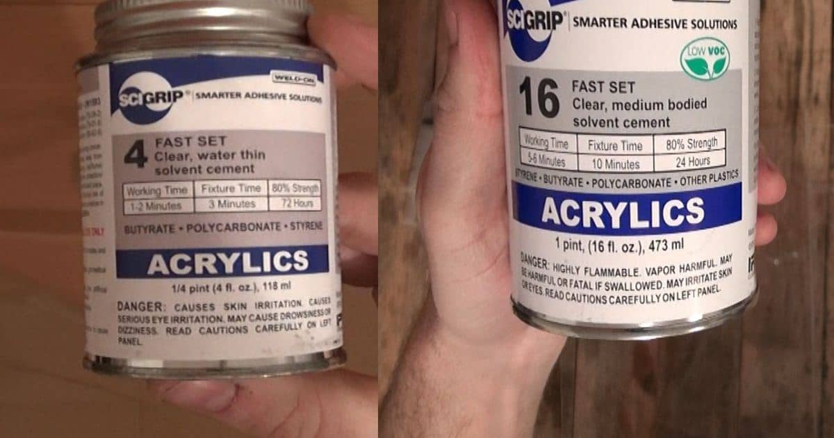 AcrylicSolventCement Modern Survivalists