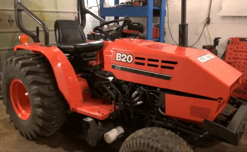 Kubota B20 Painted Without Loader