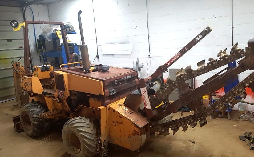 CASE 360 Trencher Backhoe