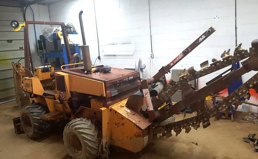 CASE 360 Trencher Backhoe