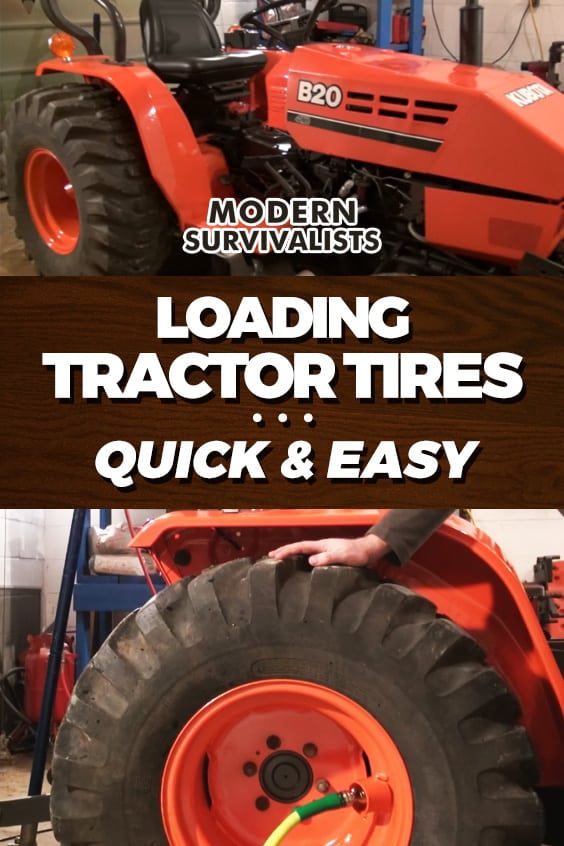 How to load tractor tires with windshield washer fluid for an easy upgrade giving more traction, better hill stability, and additional weight / ballast which helps with using your a end loader. Windshield washer fluid is inexpensive, easy to obtain, will not... #HowTo #KubotaTractor #Projects