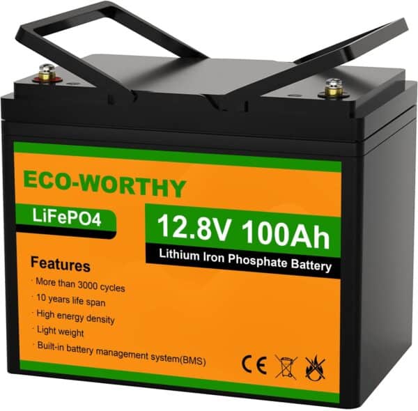 ECO WORTHY 100AH LifePO4 Battery