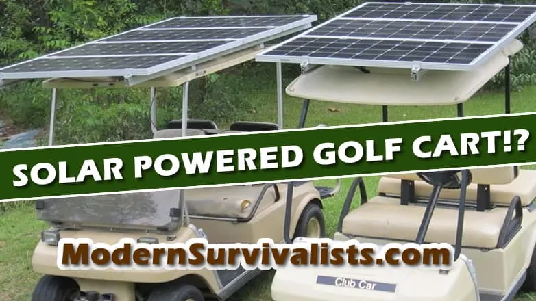 Solar Powered Golf Cart