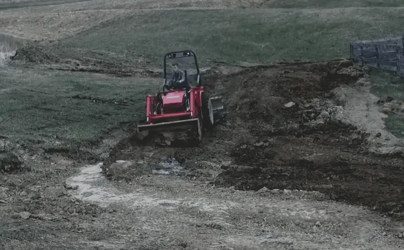 Digging Storm Ditches & Driveway Culverts